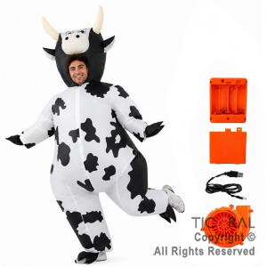 DISFRAZ INFLABLE VACA ADULTO 2.4 MT X 1